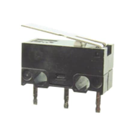 C&K Components Snap Acting/Limit Switch, Spdt, Momentary, 0.82Mm, Solder Terminal, Pin Plunger Actuator, Through ZMA03A150P00LC
